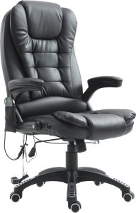 Krzesło biurowe Pako Fotel biurowy z masażem czarny 8