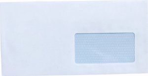 Pako Koperta DL biała SK samoklejąca 110x220 mm - okienko 90x45 mm - 100 szt. 3