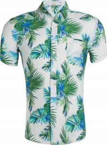 Island Vibes Koszula Hawajska Męska Na Lato Wakacje Przewiewna Bawełna Island Vibes R.xl 1