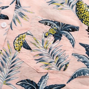 Island Vibes Koszula Hawajska Męska Na Lato Wakacje Przewiewna Bawełna Island Vibes Xxl 5