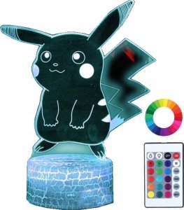 Compliment Lampka Nocna Pikachu Pokemon Go 3D Led 1