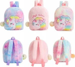 PlushBack Plecak Pluszowy Plecaczek Unicorn Dla Dziecka Do Przedszkola Jednorożec 8