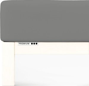 Schlafgut Prześcieradło Schlafgut Premium 180x200-200x220 Gray Mid 128 - XL 1