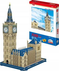 Cubic Fun Puzzle 3D Big Ben Londyn Premium Duży Dla Dzieci I Dorosłych 43Cm 77 El. 1