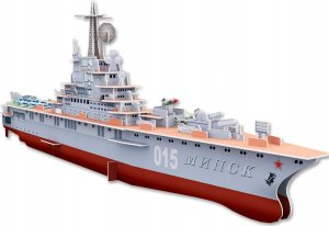 Puzzle 3D Statek Lotniskowiec Aircraft Carrier-Minsk Wojskowy 72Cm 101El 1