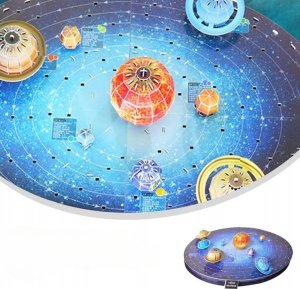 Plush Puzzle 3D Układ Słoneczny Planety Edukacyjne Premium Dzieci Dorośli 106 El. 3