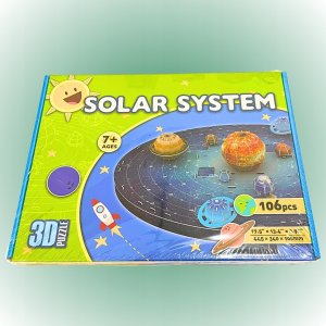Plush Puzzle 3D Układ Słoneczny Planety Edukacyjne Premium Dzieci Dorośli 106 El. 6