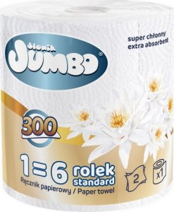 Jumbo Ręcznik papierowy 1R SŁONIK JUMBO MAXI 300 list 2W - 1 szt. 1