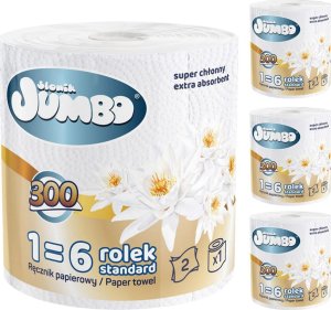 Jumbo Ręcznik papierowy 1R SŁONIK JUMBO MAXI 300 list 2W - 4 szt. 1