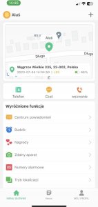 SMARTWATCH DLA DZIECI ZEGAREK SIM LBS LED POLSKI ZEGAREK DZIECKA NIEBIESKI 13