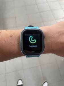 SMARTWATCH DLA DZIECI ZEGAREK SIM LBS LED POLSKI ZEGAREK DZIECKA NIEBIESKI 6
