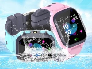 SMARTWATCH DLA DZIECI ZEGAREK SIM LBS LED POLSKI ZEGAREK DZIECKA NIEBIESKI 10
