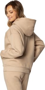 Dkaren Bluza DK-K-B6 CAPPUCCINO BAWEŁNA GRUBA (kolor CAPPUCCINO, rozmiar L) 2