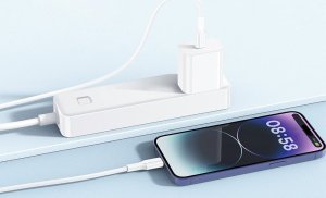 Kabel USB Foneng Kabel USB-C do Lightning Foneng XS01 PD27W, 1m (biały) 4