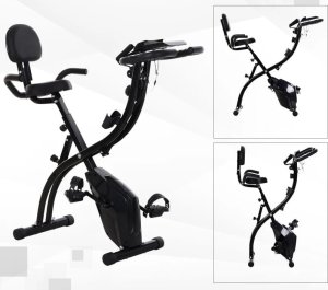 Rower stacjonarny Pako Rower Stacjonarny 2w1 Składany Magnetyczny Czarny PAKO A90-196 6