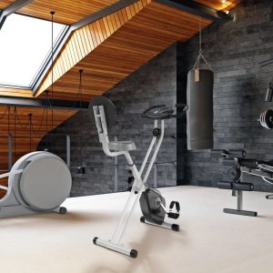 Rower stacjonarny Pako Rower Stacjonarny Składany Magnetyczny Czarno-Szary PAKO A90-192GY 3