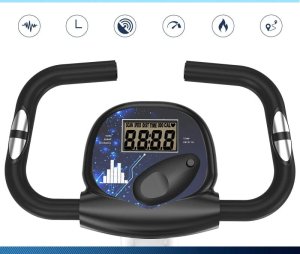 Rower stacjonarny Pako Rower Stacjonarny Składany Magnetyczny Czarno-Szary PAKO A90-192GY 5