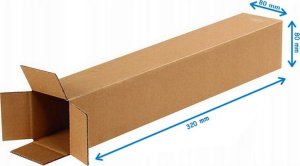 Pako Tuba Kartonowa 80x80x320mm 3W 400g/m2 3