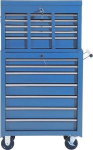 Wózek narzędziowy Pako Wózek Narzędziowy 16 Szuflad 61,5 x 33 x 113 cm - Niebieski 3