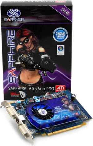 Karta graficzna Sapphire Radeon HD 2600 Pro 256MB HD2600Pro 256MB 128bit DDR3 TV DVI Overclock Version 2