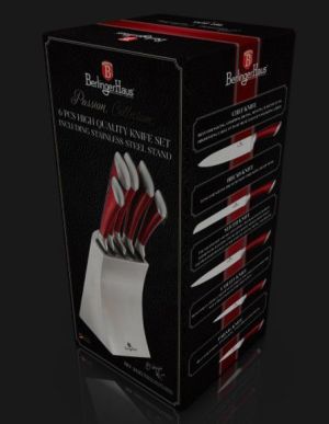 Berlinger Haus 6 częściowy zestaw czerwone Passion Collection (BH/2135) 2