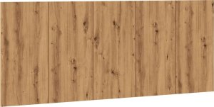 vidaXL Wezgłowie łóżka, dąb artisan, 200x1,5x80 cm 2