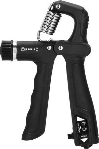 Springos Ściskacz do rąk regulowany opór 10-100 kg, do ćwiczeń dłoni, z licznikiem UNIWERSALNY 2