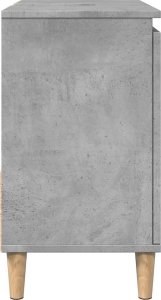 vidaXL Szafka łazienkowa, szarość betonu, 65x33x60 cm 6