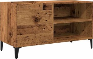 vidaXL Szafka na płyty, stare drewno, 84,5x38x48 cm 2