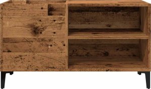 vidaXL Szafka na płyty, stare drewno, 84,5x38x48 cm 4