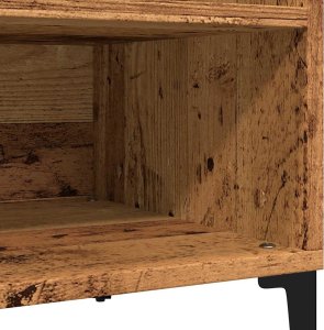 vidaXL Szafka na płyty, stare drewno, 84,5x38x48 cm 8