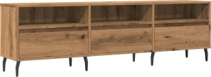 vidaXL Szafka pod TV, dąb artisan, 150x30x44,5 cm 2