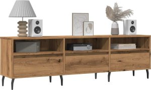 vidaXL Szafka pod TV, dąb artisan, 150x30x44,5 cm 3