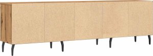 vidaXL Szafka pod TV, dąb artisan, 150x30x44,5 cm 7