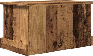 vidaXL Skrzynia, stare drewno, 30x50x28 cm, materiał drewnopochodny 8