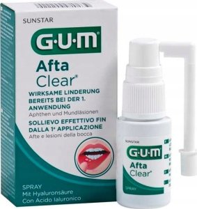 Sun Star Sunstar GUM, Afta Clear Spray 2420, 15 ml - Długi termin ważności! 4