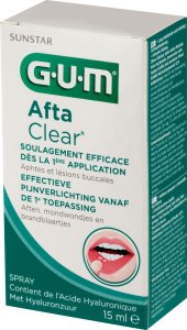 Sun Star Sunstar GUM, Afta Clear Spray 2420, 15 ml - Długi termin ważności! 6