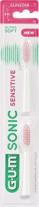 Końcówka Sunstar Sunstar GUM Sonic Sensitive, Wymienne końcówki białe, 2 sztuki 7