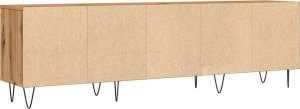 vidaXL vidaXL Szafka pod TV, dąb artisan, 150x30x44,5 cm 7