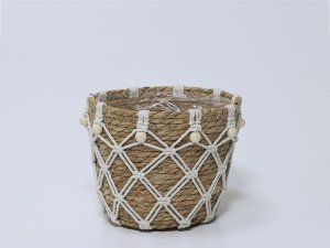 Giftdecor Osłonka na doniczkę boho MACRAME, Ø 21 cm 2