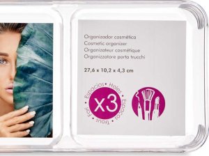 Berilo Organizer na pędzle i kosmetyki SMART, 27,6 x 10,2 x 4,3 cm 2