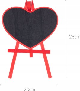 pincello Winietka tablica na drewnianej sztaludze, 21 x 1,4 x 28,5 cm 6