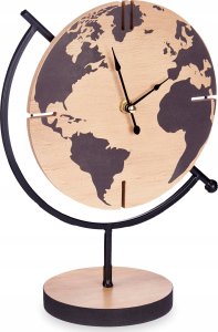 Giftdecor Zegar stojący na komodę globus TIME, 30,5 x 12 cm 1