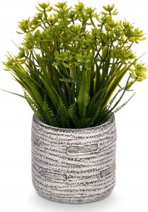 Ibergarden Sztuczny sukulent w doniczce w paski FEGREE, Ø 10 cm 1
