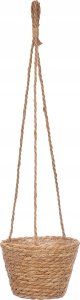Giftdecor Doniczka wisząca z plecionki BONI, Ø 15 cm 1