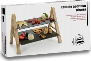 Kinvara Patera 2-poziomowa z łupku kamiennego MONOLIT, 26 x 38 cm 4