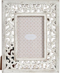 Ramka Giftdecor Ramka na zdjęcia w drewnianej, zdobionej ramie LIRA, 19,6 x 11,5 x 24,5 cm 2