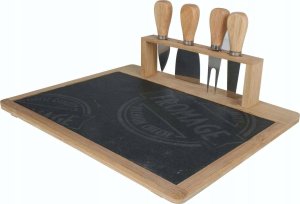 Deska do krojenia Kinvara Deska do serów ZARI z 4 nożami 2