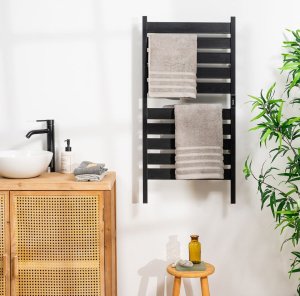 Grzejnik łazienkowy InnovaGoods Elektryczna ścianka lub podłogowy grzejnik do suszenia ręczników Towarall InnovaGoods 10 Prętów 1