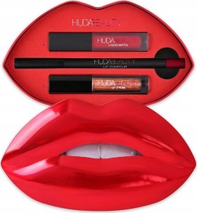 Huda Beauty Set Huda Beauty: Huda Beauty, Matte, Liquid Lipstick, 1.9 ml *Miniature + Huda Beauty, Lip Liner, 1.2 g + Lip Strobe, Liquid Lipstick, 2 ml *Miniature For Women 2